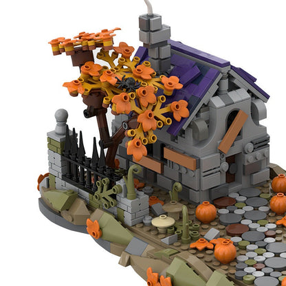 Witch's House MOC Building Kit | Halloween Fantasy Architecture Model - 7