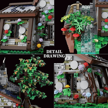 Witch's House MOC Building Kit | Halloween Fantasy Architecture Model - 8
