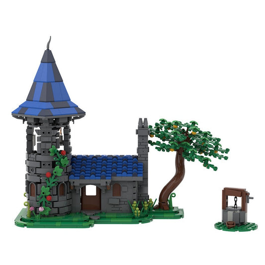 Wizard's Manor MOC Building Kit | Fantasy Magic House Architecture - 1