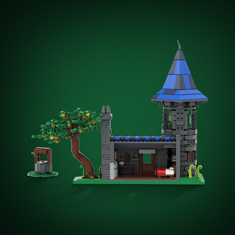 Wizard's Manor MOC Building Kit | Fantasy Magic House Architecture - 3
