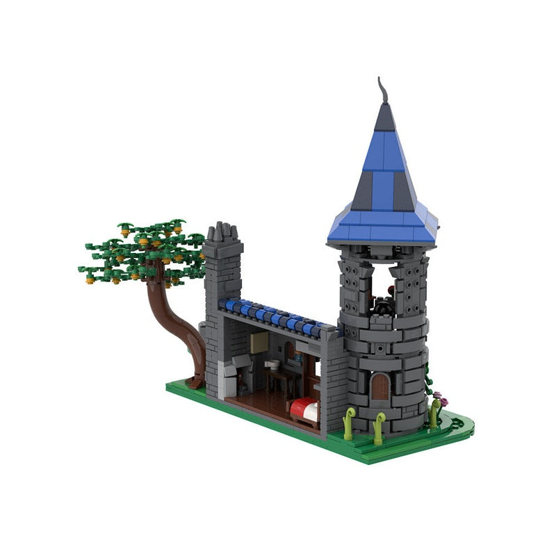 Wizard's Manor MOC Building Kit | Fantasy Magic House Architecture - 6