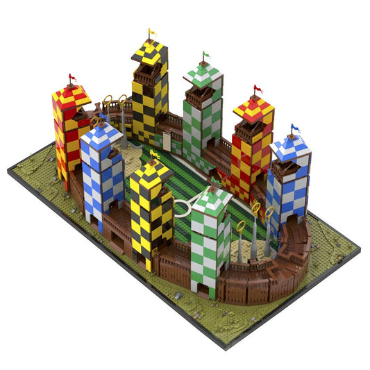 Wizarding Fantasy Flying Sport Stadium Building Kit | LEGO-Compatible MOC - 3