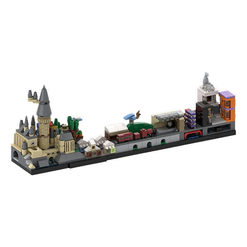 Wizarding Fantasy School Skyline MOC Architecture Building Kit - 7
