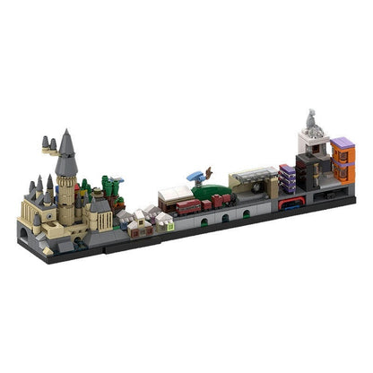 Wizarding Fantasy School Skyline MOC Architecture Building Kit - 7