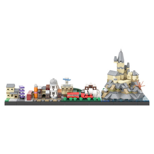 Wizarding World School Skyline Building Kit | LEGO-Compatible MOC - 2