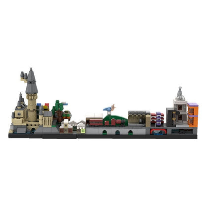 Wizarding World School Skyline Building Kit | LEGO-Compatible MOC - 3