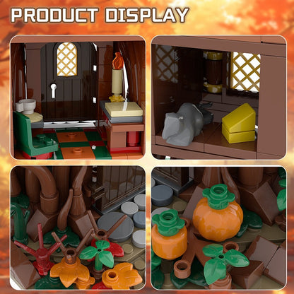 Woodland Elf House Autumn MOC Building Kit - 4
