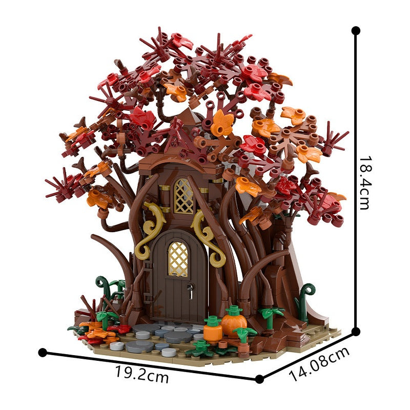 Woodland Elf House Autumn MOC Building Kit - 5