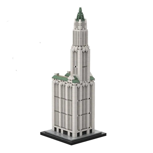 Woolworth Building MOC Architecture Model | 1:800 Scale Building Kit - 1