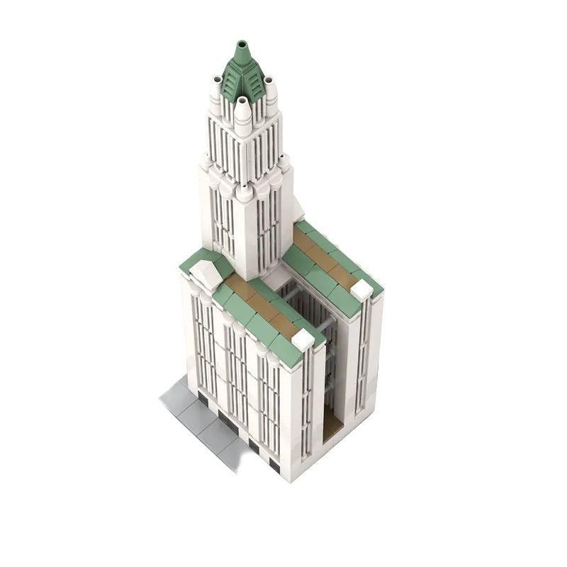 Woolworth Building MOC Architecture Model | 1:800 Scale Building Kit - 3