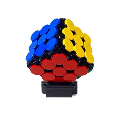Working Rotating Magic Cube MOC Building Kit | Interactive Puzzle Model - 1