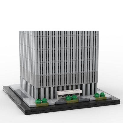 World Trade Center Building Kit | 1:800 Scale | LEGO-Compatible MOC - 2