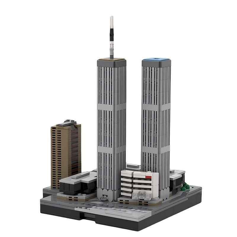 World Trade Center Microscale MOC Skyscraper Architecture Building Kit - 3