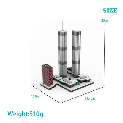 World Trade Center Microscale MOC Skyscraper Architecture Building Kit - 9