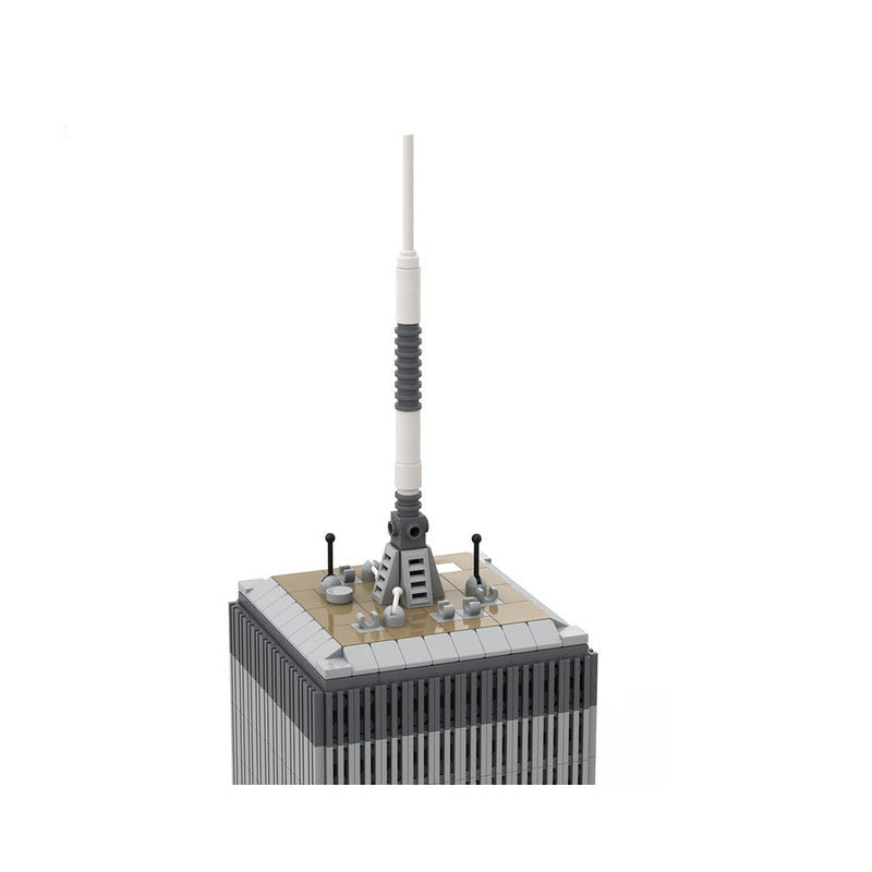 World Trade Center MOC 1:800 Scale Skyscraper Architecture Building Kit - 4