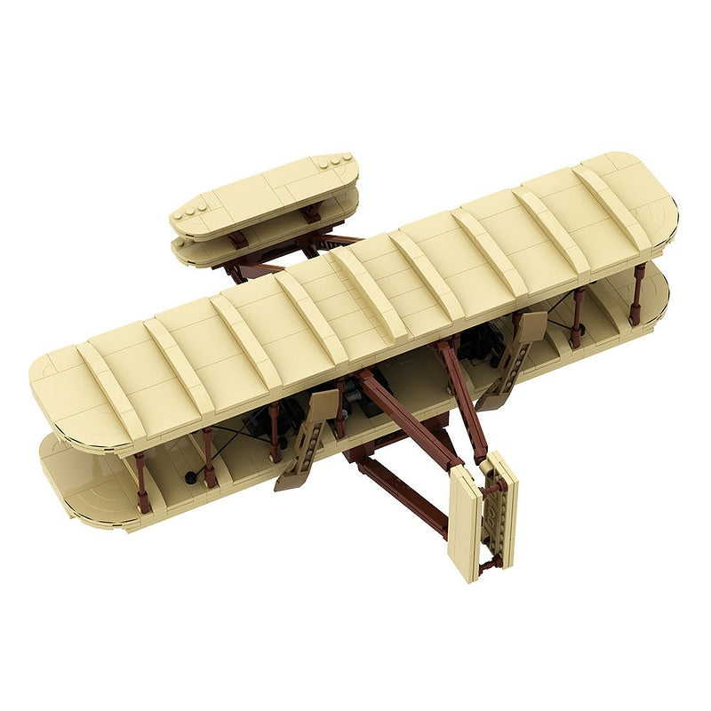 Wright Brothers Airplane MOC Building Kit | Historic Aircraft Model - 5