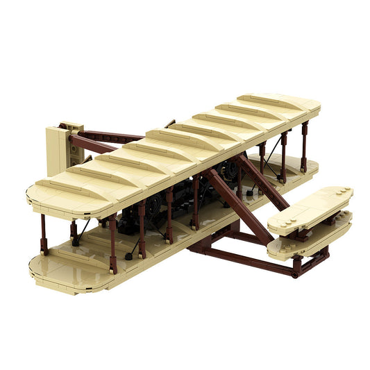Wright Brothers Airplane MOC Building Kit | LEGO-Compatible MOC - 1