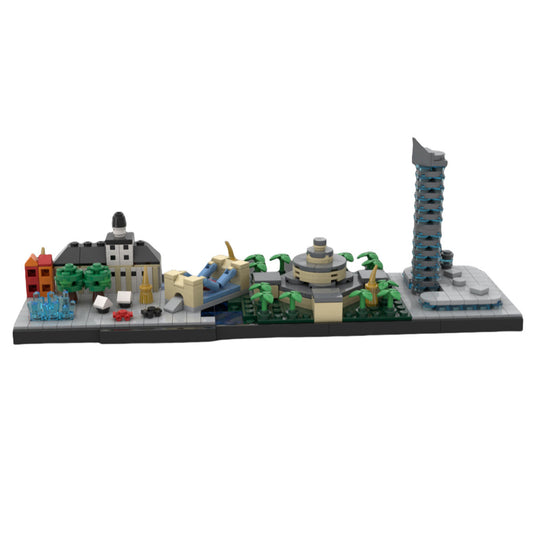 Wrocław Skyline Building Kit | LEGO-Compatible MOC - 1