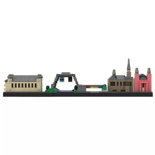 Wuppertal Skyline Building Kit | LEGO-Compatible MOC - 1