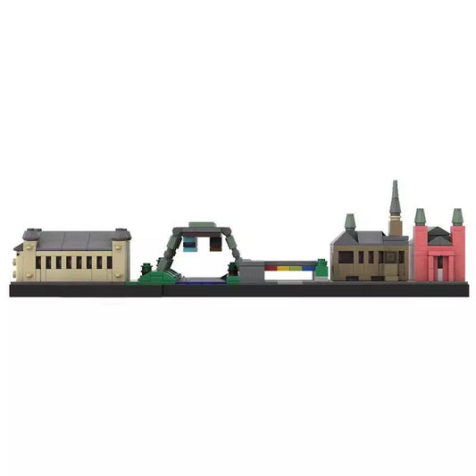 Wuppertal Skyline MOC Architecture Building Kit - 1