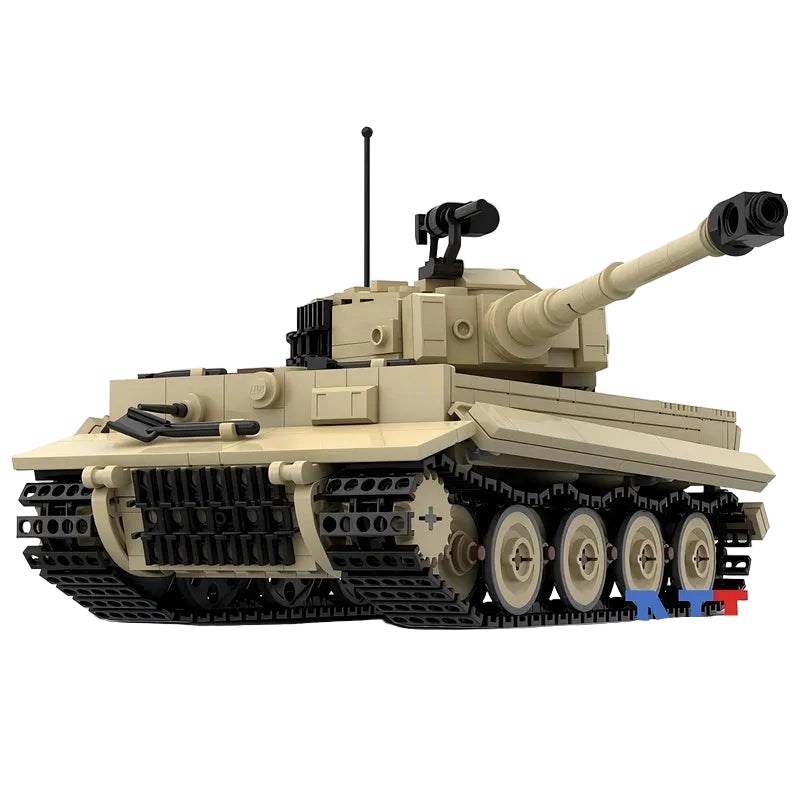 WW2 Tiger E Heavy Tank MOC Building Kit | Historical Vehicle Model - 10
