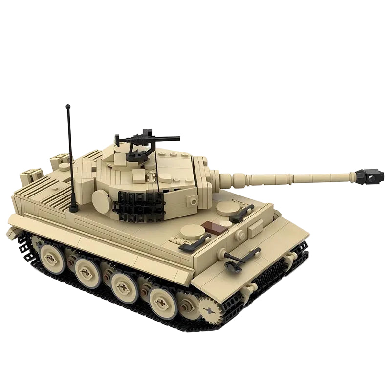 WW2 Tiger E Heavy Tank MOC Building Kit | Historical Vehicle Model - 12