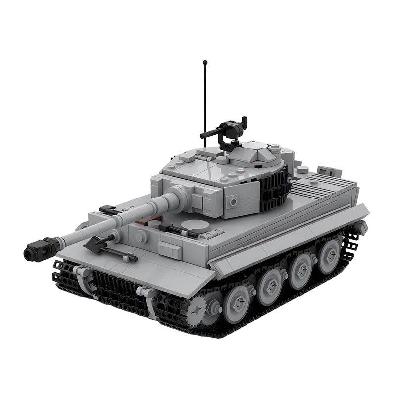 WW2 Tiger E Heavy Tank MOC Building Kit | Historical Vehicle Model - 13