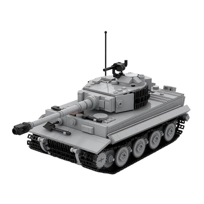 WW2 Tiger E Heavy Tank MOC Building Kit | Historical Vehicle Model - 13