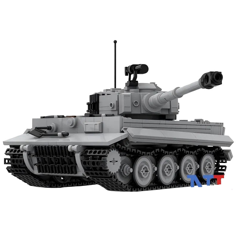 WW2 Tiger E Heavy Tank MOC Building Kit | Historical Vehicle Model - 14