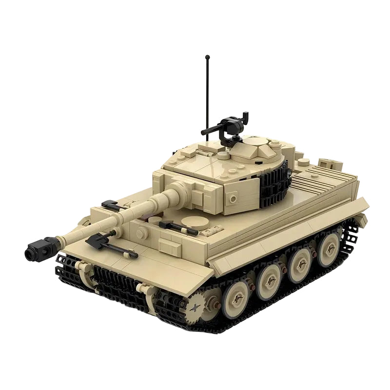 WW2 Tiger E Heavy Tank MOC Building Kit | Historical Vehicle Model - 3
