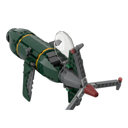 WWII Experimental Propeller Fighter MOC Kit | LEGO-Compatible Aircraft Build - 3