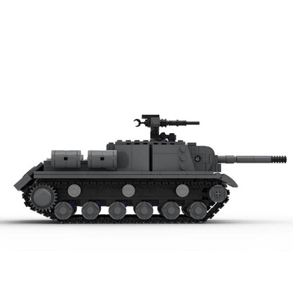 WWII ISU-152 Assault Gun MOC Building Kit | Heavy Tank Destroyer Model - 3