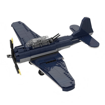 WWII SBD Dauntless Dive Bomber MOC Building Kit | Aircraft Model - 3