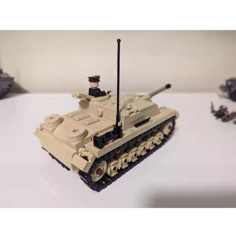 WWII StuG III Assault Gun MOC Building Kit - Historical Tank Destroyer Model - 4
