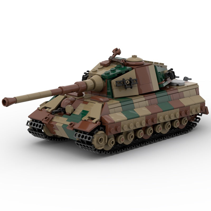 WWII Tiger II Heavy Tank MOC Building Kit - 3