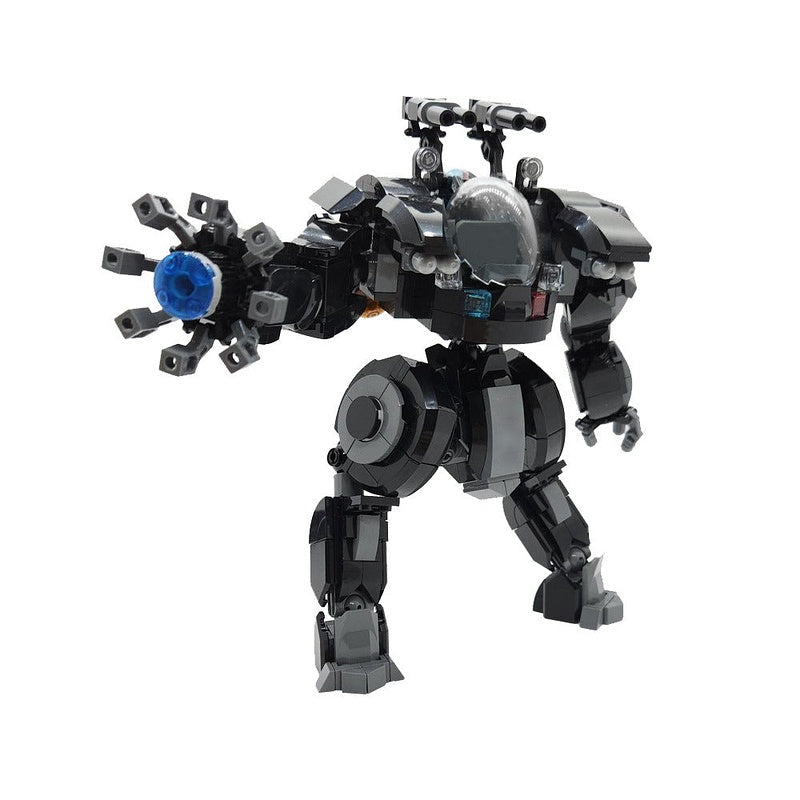 X-17 Riot Control Mech Suit MOC Building Kit | Tactical Robot Model - 3