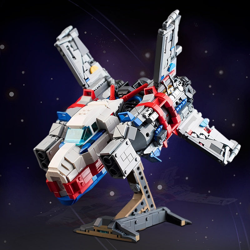 X1-B500 Freedom Starfighter Bomber Building Kit | LEGO-Compatible MOC - 2