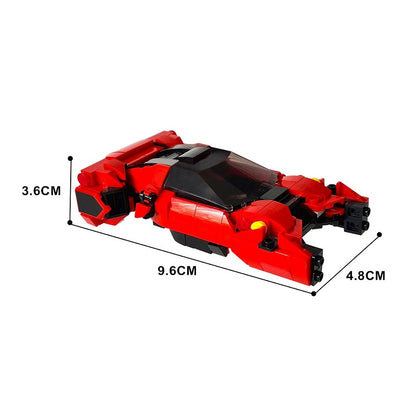 XF-40 Spinner Futuristic Flying Supercar Building Kit | LEGO-Compatible MOC - 3