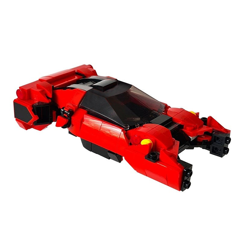 XF-40 Spinner Futuristic Supercar MOC Building Kit | Flying Vehicle - 3