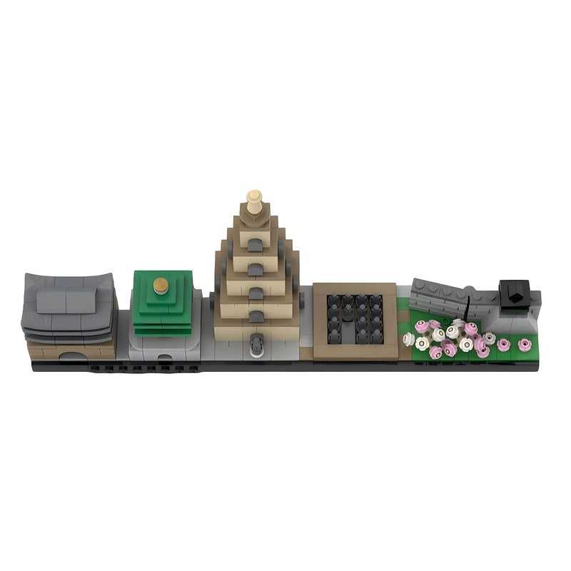 Xi'an Skyline Building Kit | LEGO-Compatible MOC - 4