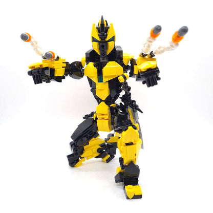 XR-7 'Yellow Jacket' Mech Building Kit | Compatible MOC - 2