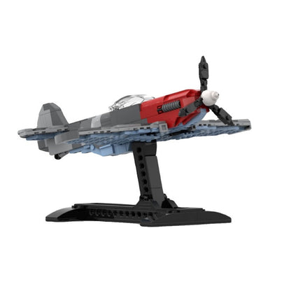 Yak-3 Fighter Aircraft MOC Building Kit | WWII Plane Model - 3