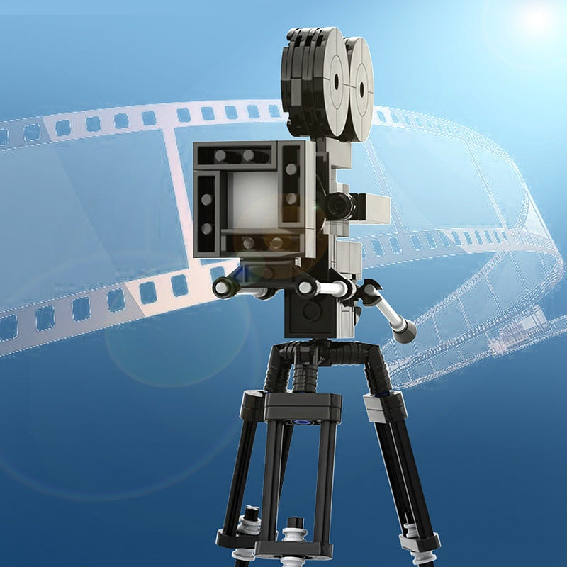 Ye Olde Movie Camera MOC Building Kit | Vintage Film Display Model - 2