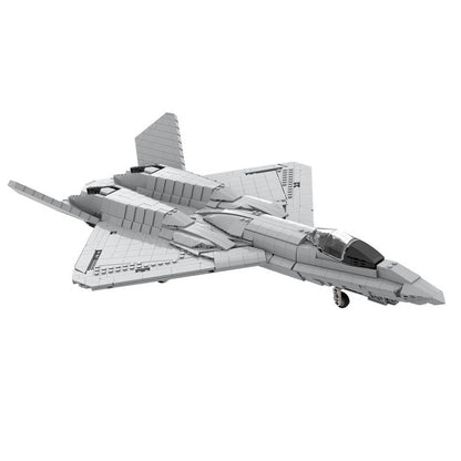 YF-23 Black Widow Stealth Fighter MOC Building Kit - Advanced Aviation Model - 1