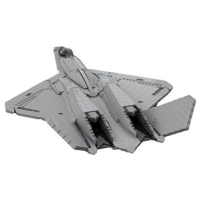 YF-23 Black Widow Stealth Fighter MOC Building Kit - Advanced Aviation Model - 4