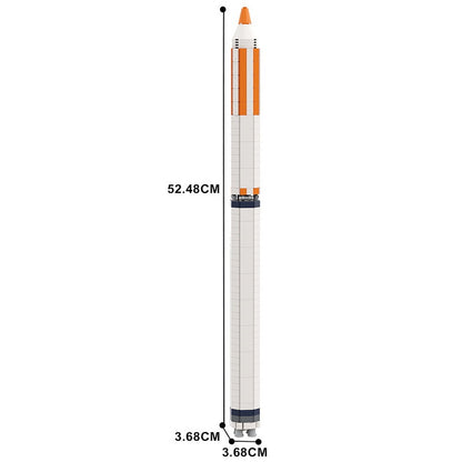 Zenit Space Launch Vehicle MOC Building Kit | 1:110 Scale Rocket Model - 5