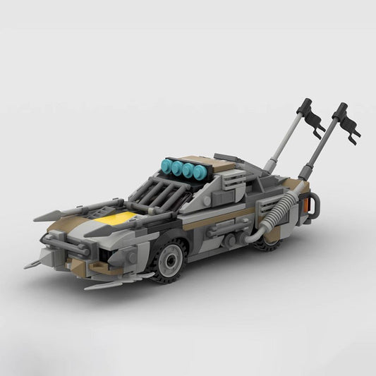 Zombie Doomsday Muscle Car Building Kit | LEGO-Compatible MOC - 1