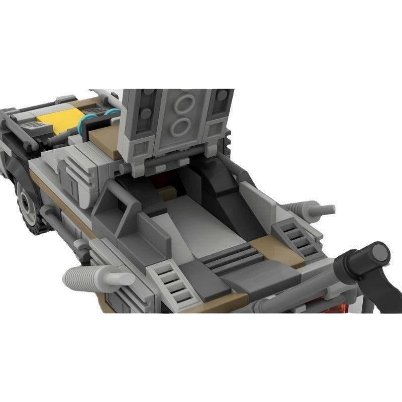 Zombie Doomsday Muscle Car MOC Building Kit | Apocalypse Vehicle Model - 5